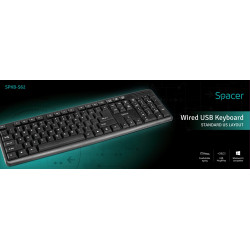 TASTATURA SPACER USB -...