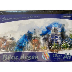 Bloc Desen A4 20 file ,180gr