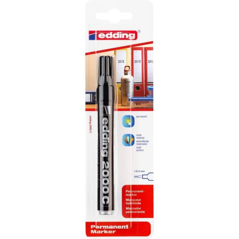 marker-permanent-edding-2000c-negru