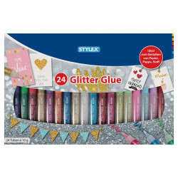 Lipici cu sclipici 24/set...